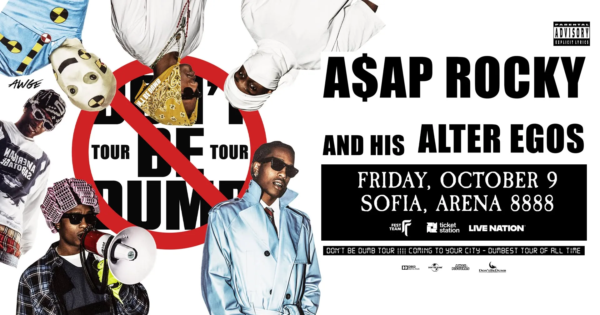 A$AP Rocky на живо в Арена 8888