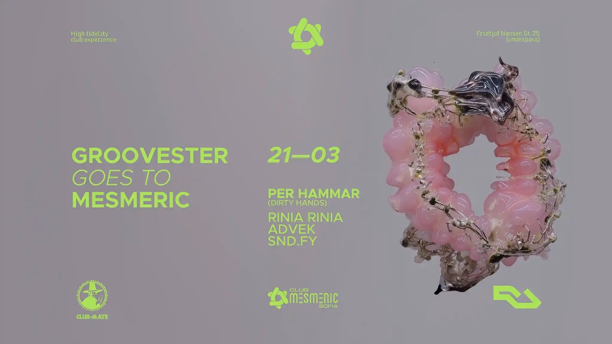 Club Mesmeric x Groovester: Музикален мост между София и Скопие