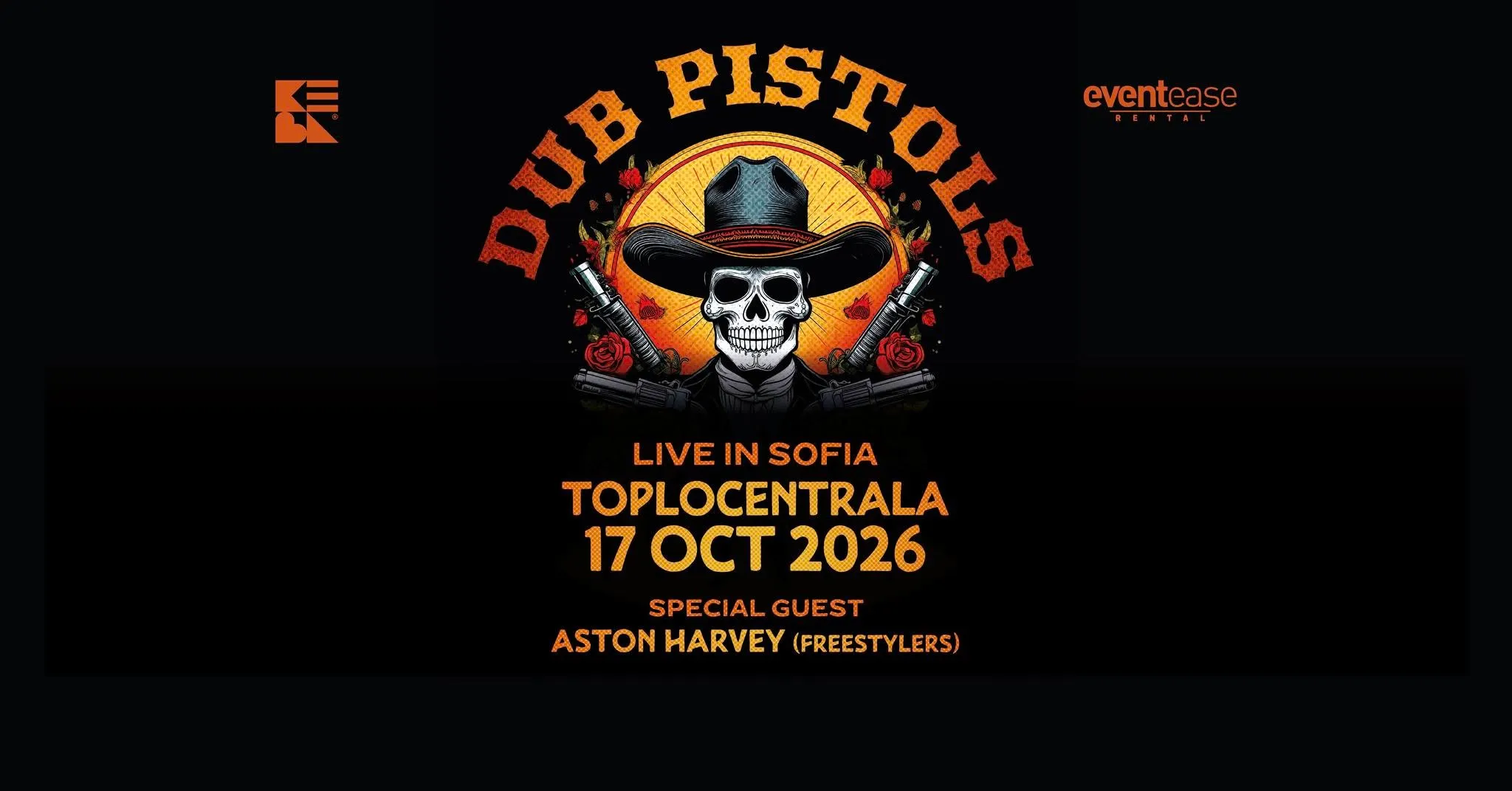 DUB PISTOLS (UK) | LIVE IN SOFIA | Special guest: Aston Harvey (Freestylers)
