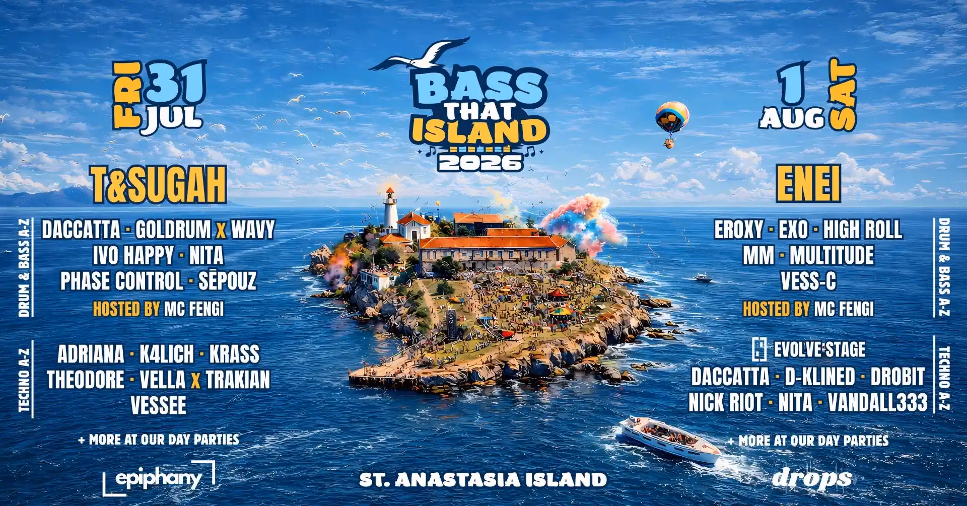 Bass That Island се завръща на остров Света Анастасия