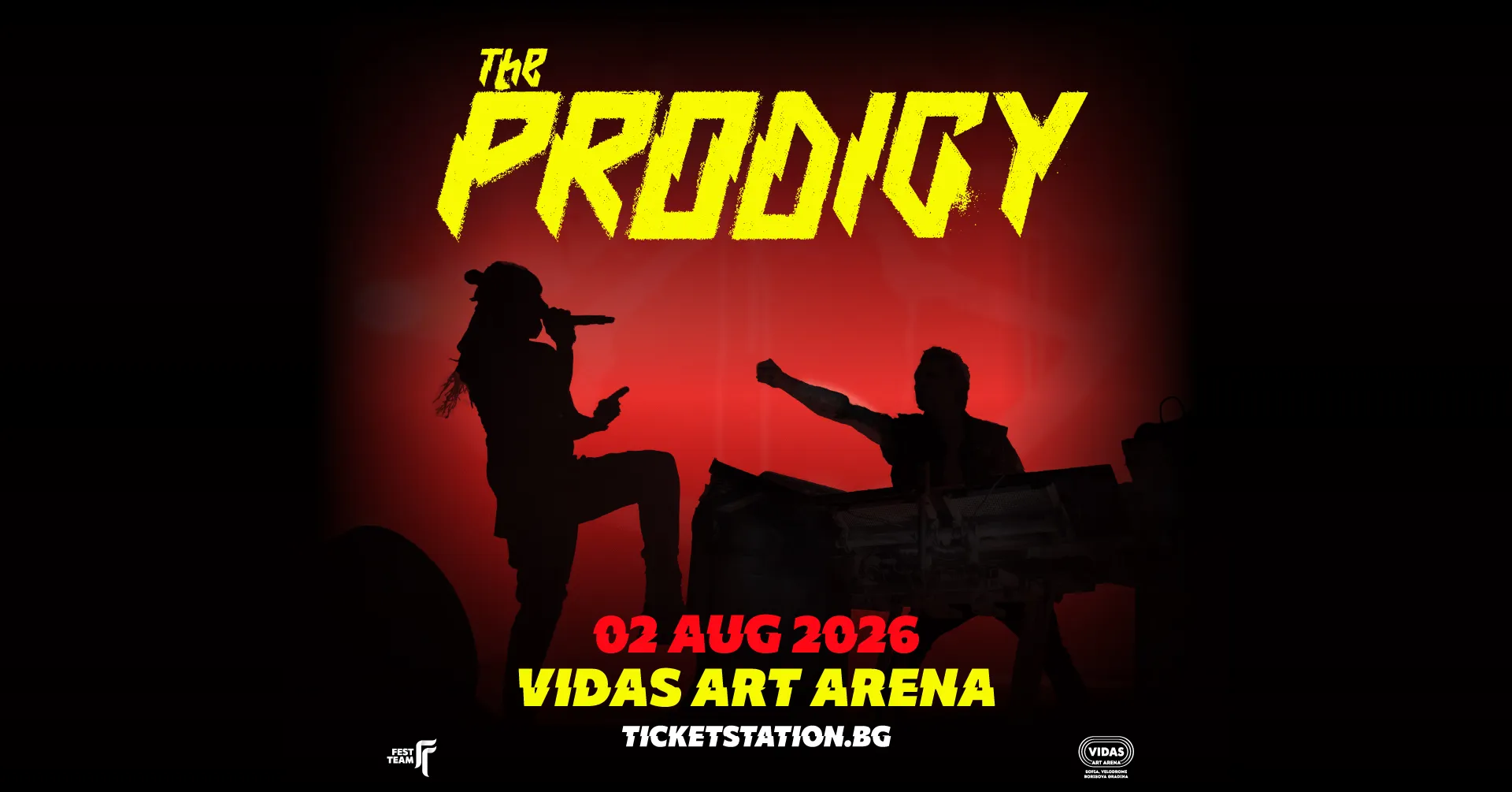The Prodigy LIVE във Видас Арт Арена, София