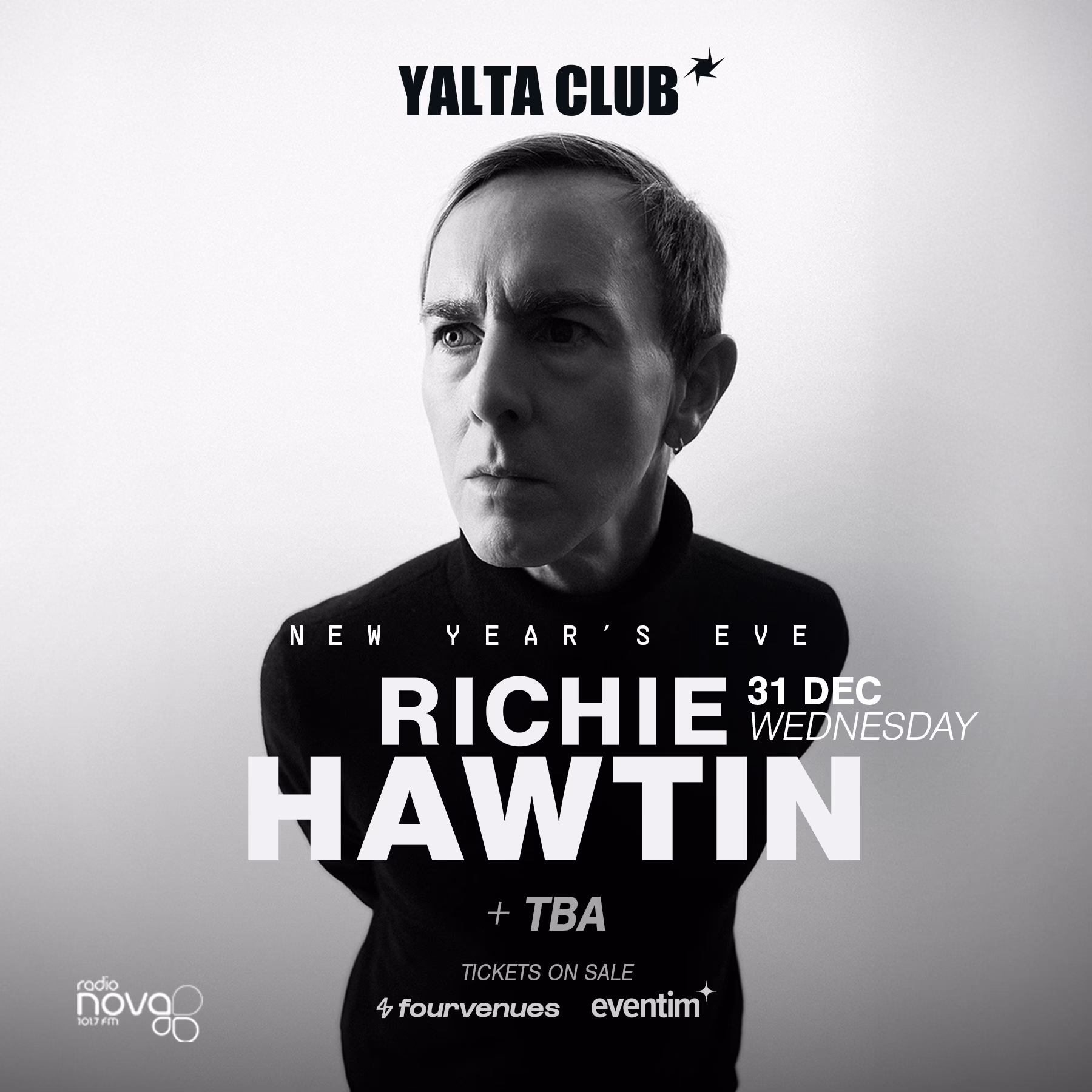 YALTA CLUB представя NYE w/ RICHIE HAWTIN