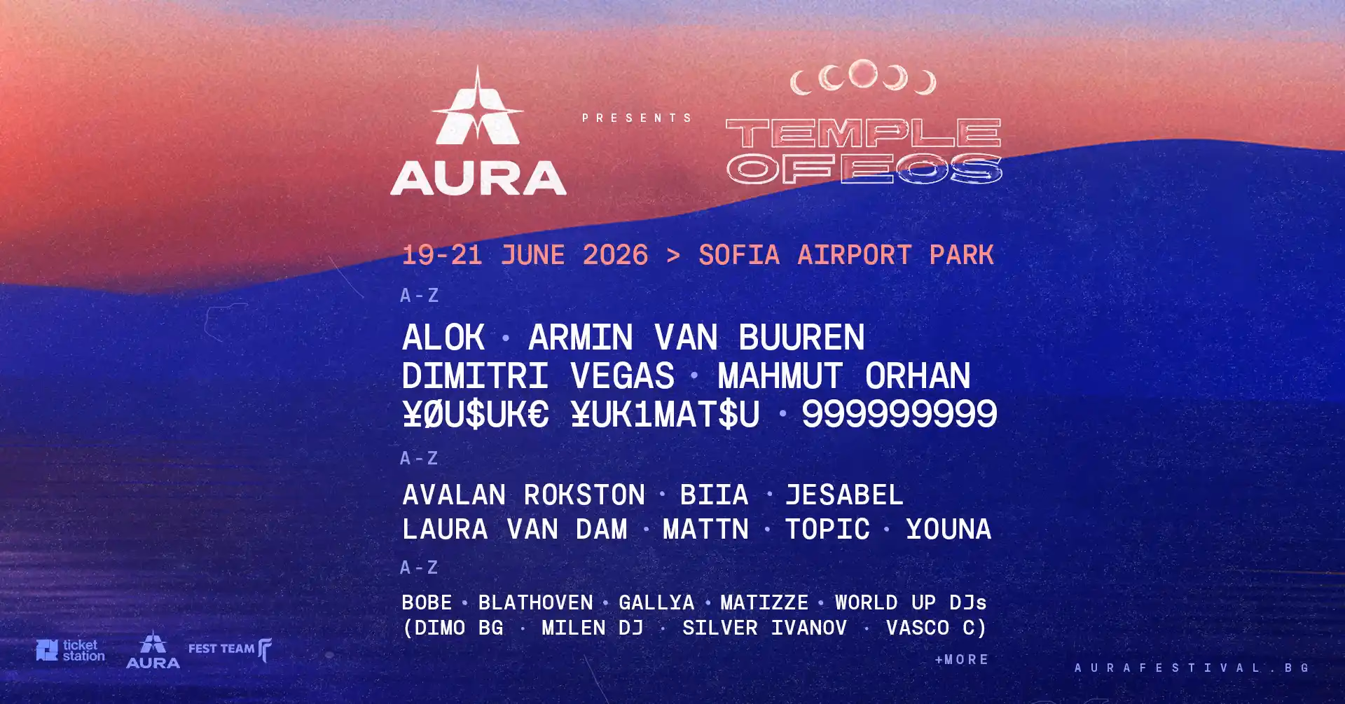 AURA Festival 2026: Temple of Eos